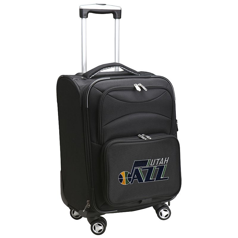 Utah Jazz 20-Inch Expandable Spinner Carry-On, Black, 20WHEL Co