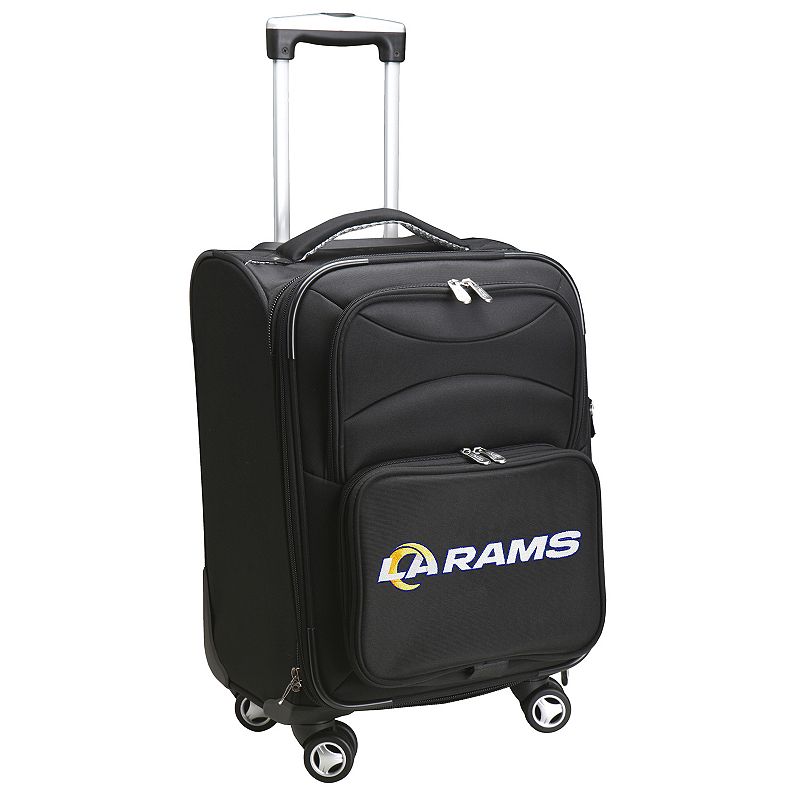 Los Angeles Rams 20-Inch Expandable Spinner Carry-On, Black, 20WHEL Co
