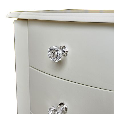 Powell White Jewelry Armoire