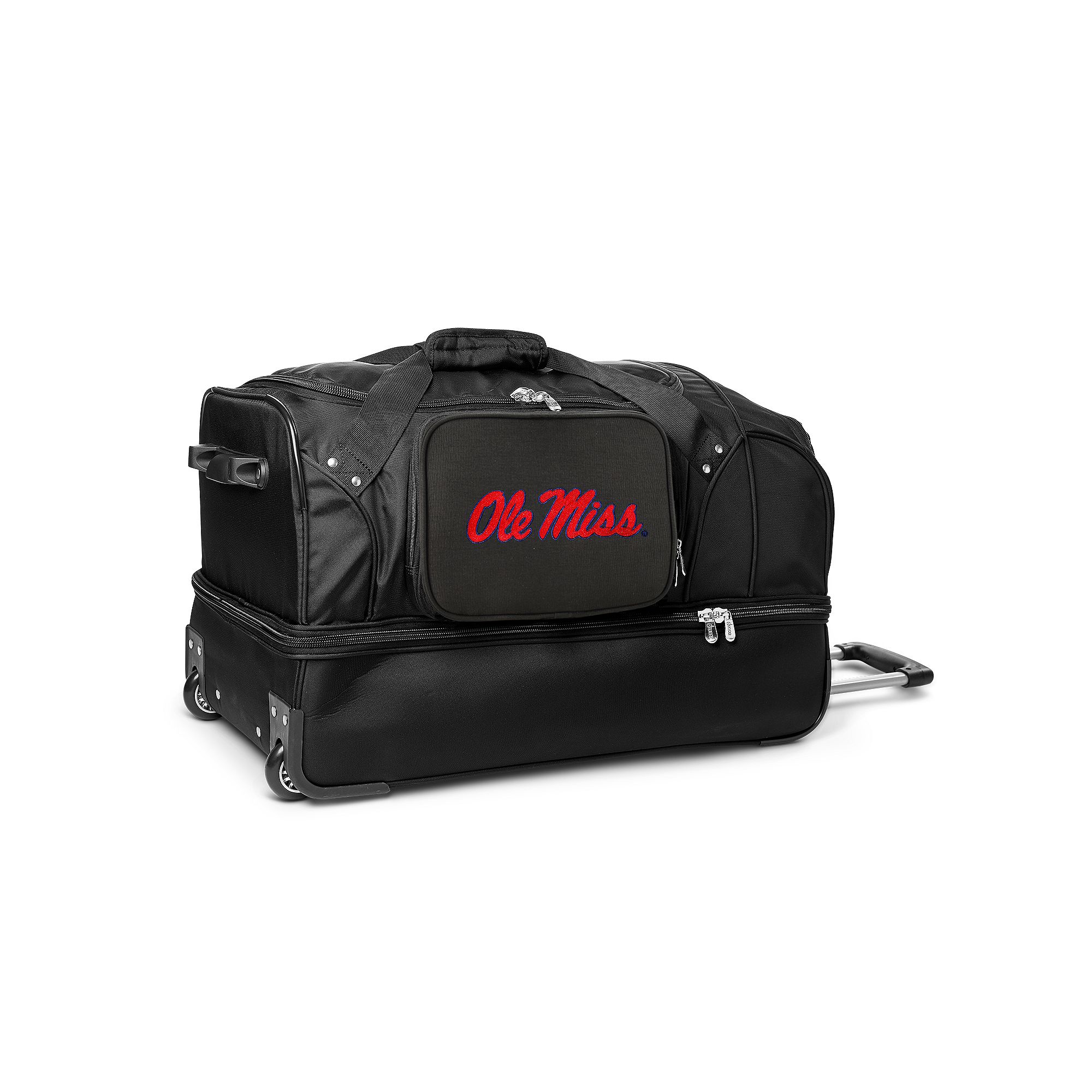 Ole Miss Rebels 27-Inch Wheeled Drop-Bottom Duffle Bag, Team