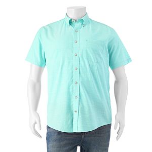 Big & Tall IZOD Dockside Classic-Fit Chambray Button-Down Shirt