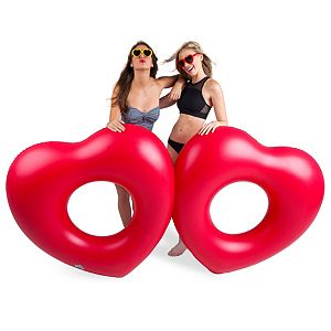 Big Mouth Inc. 88-inch Giant Double Heart Pool Float