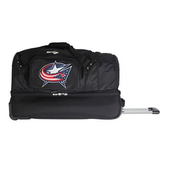 Columbus Blue Jackets 27-Inch Wheeled Drop-Bottom Duffle Bag