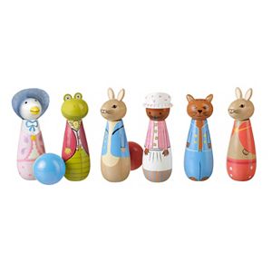 Peter Rabbit Handcrafted Wooden Skittles by Orange Tree Toys