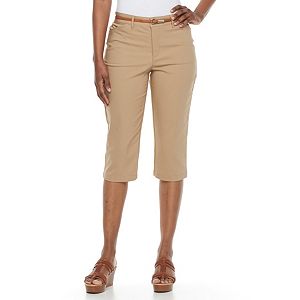 Women's Gloria Vanderbilt Anita Sateen Slim Capris