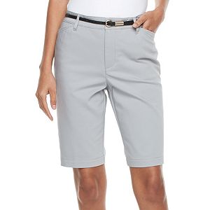 Women's Gloria Vanderbilt Anita Microtech Sateen Bermuda Shorts
