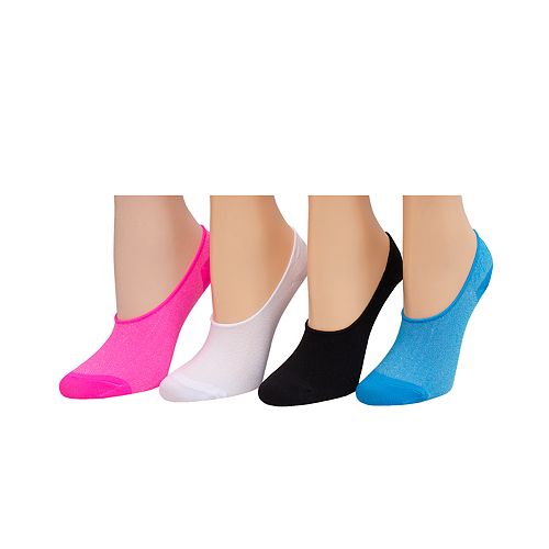 Girls 416 SO® 4pk. Microfiber Solid Liner Socks