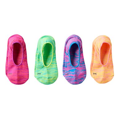 Girls 4-16 SO® 4-pk. Microfiber Space-Dyed Liner Socks