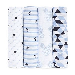 Disney's Mickey Mouse 4-pk. Swaddling Wraps from aden by aden + anais