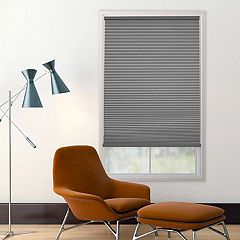 66.5x64 in Espresso Faux Wood Blind Cordless Room Darkening Privacy Window Shade 