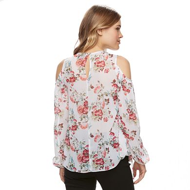 Disney's Beauty and the Beast Juniors' Cold Shoulder Top