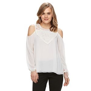 Disney's Beauty and the Beast Juniors' Cold Shoulder Top