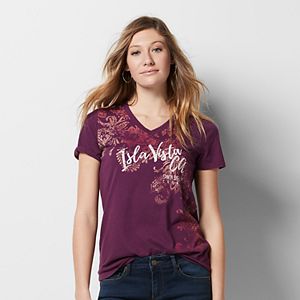 Women's Graphic V-Neck Tee