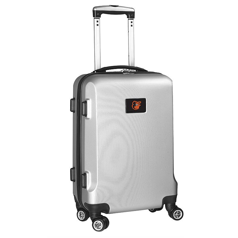 Baltimore Orioles 20-Inch Hardside Spinner Carry-On, Silver, 20WHEL Co