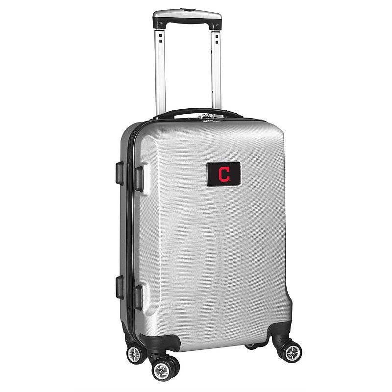 Cleveland Indians 20-Inch Hardside Spinner Carry-On, Silver, 20WHEL Co