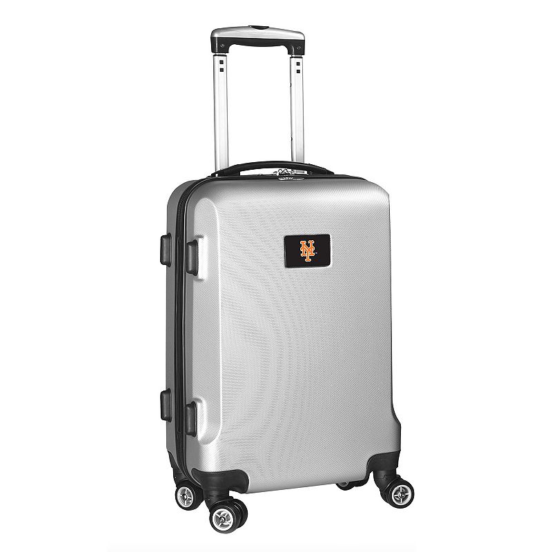New York Mets 20-Inch Hardside Spinner Carry-On, Silver, 20WHEL Co