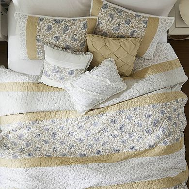 Madison Park 6-Piece Vanessa Quilt Set with Shams and Decorative Pillows