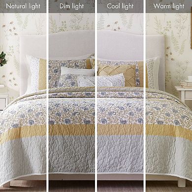 Madison Park 6-Piece Vanessa Quilt Set with Shams and Decorative Pillows