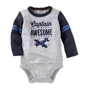 Baby Boy OshKosh B'gosh庐 Mock-Layer Graphic Bodysuit