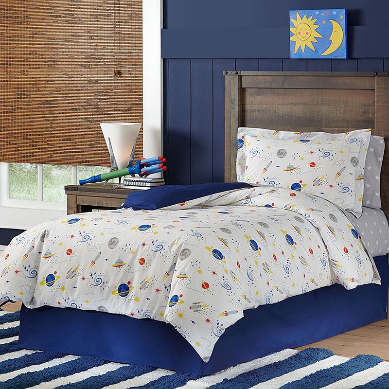 63860566 Lullabye Bedding Space Cotton Percale Comforter Se sku 63860566