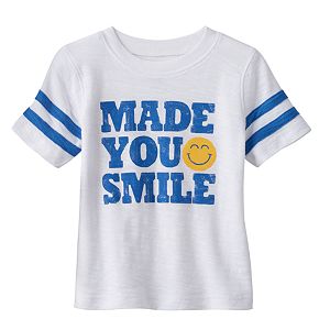 Baby Boy Jumping Beans® Slubbed Smile Graphic Tee