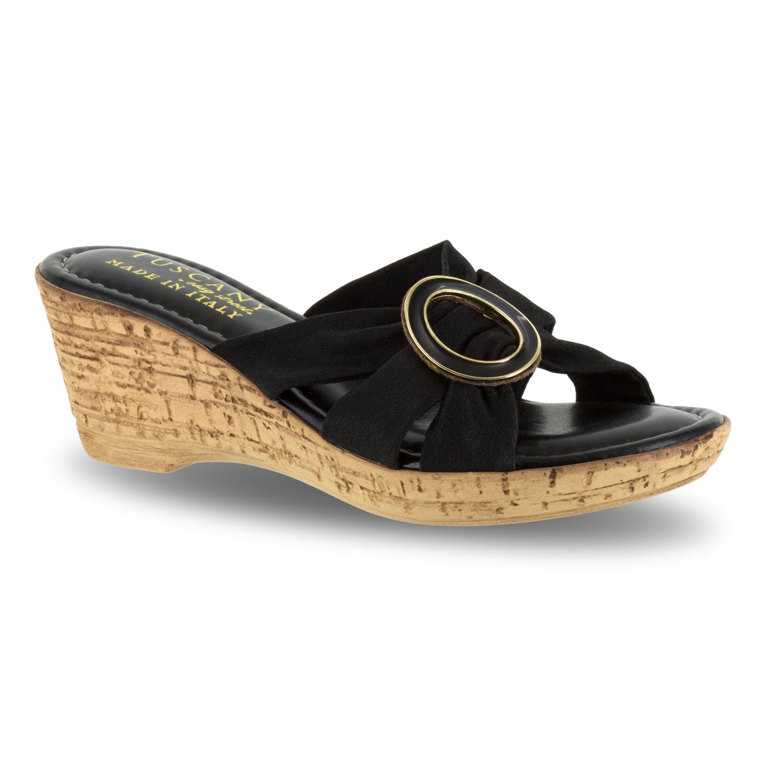 tuscany by easy street calla women's wedge sandals