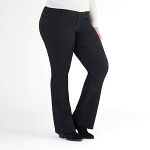 Plus Size Rhythm in Blues Slim Bootcut Jeans