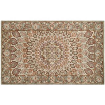 Safavieh Heritage Portsmouth Framed Floral Wool Rug