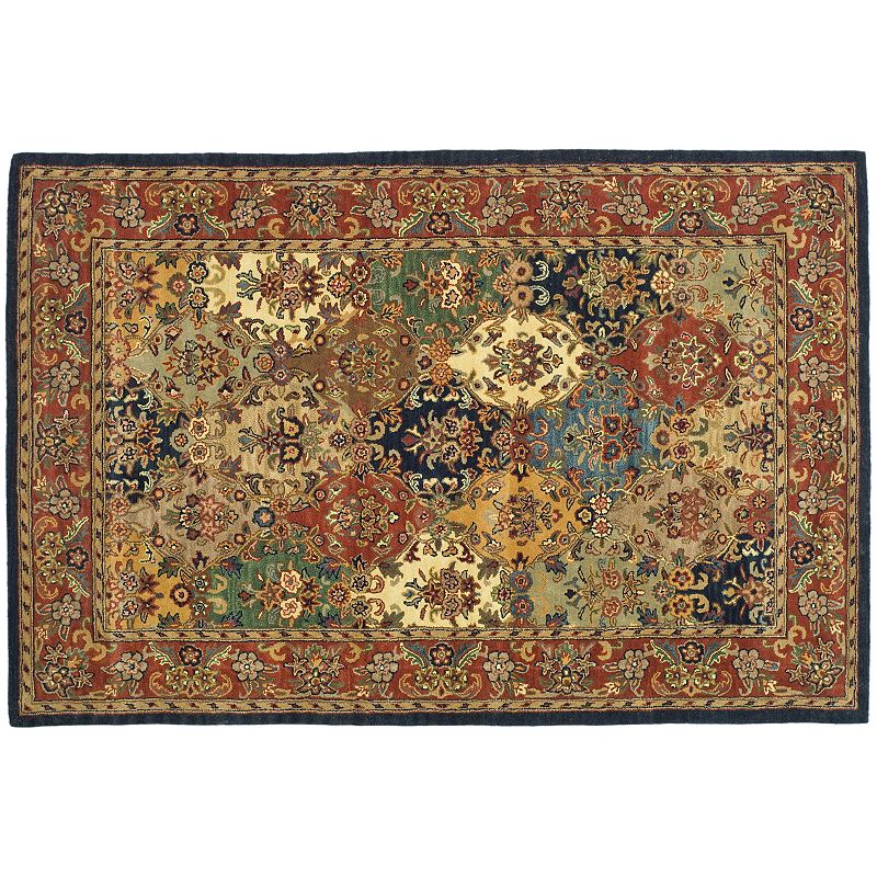 Safavieh Heritage Rostock Framed Floral Wool Rug, Multicolor, 2X16 Ft