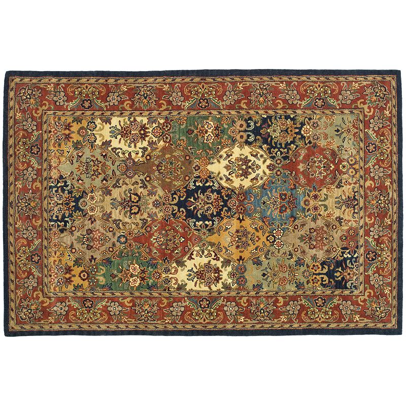 Safavieh Heritage Rostock Framed Floral Wool Rug, Multicolor, 2X10 Ft