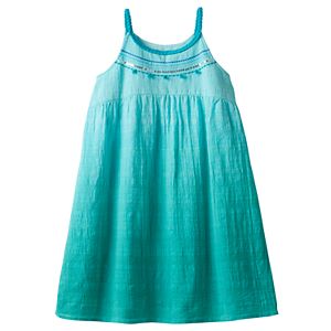 Girls 4-10 SONOMA Goods for Life™ Dip-Dye Textured Strappy Dress