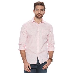 Men's Marc Anthony Space-Dye Slim-Fit Shirt