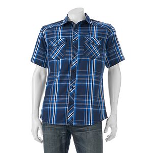 Big & Tall Rock & Republic Classic-Fit Plaid Button-Down Shirt