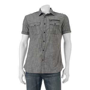 Big & Tall Rock & Republic Classic-Fit Chambray Stretch Button-Down Shirt