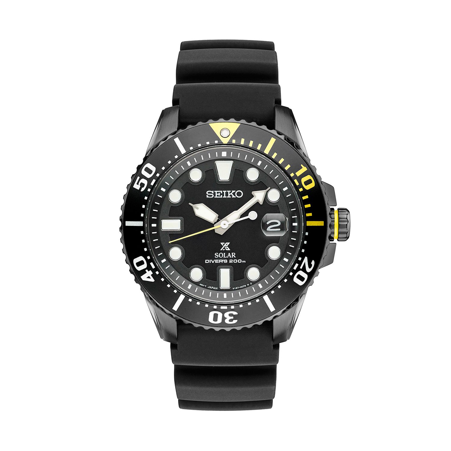 seiko prospex men's solar stainless steel bracelet watch