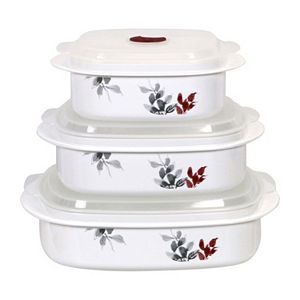 Corelle Kyoto Leaves 6-pc. Microwave Set