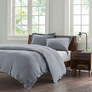 INK+IVY Cotton Jersey Duvet Cover Set