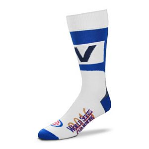 Adult For Bare Feet Chicago Cubs Fly the Flag Mid-Length Socks