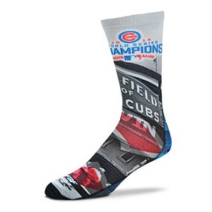 Adult For Bare Feet Chicago Cubs Hometown Mid-Length Socks