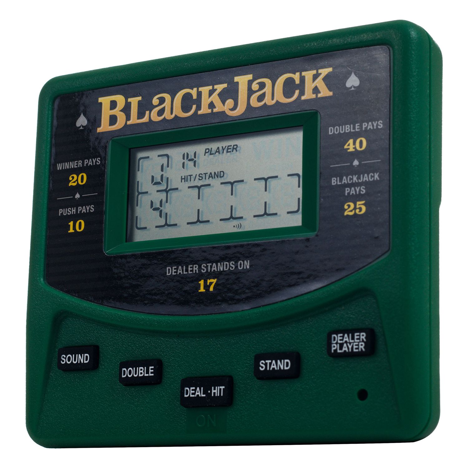 handheld blackjack game