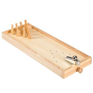 Hey! Play! Tabletop Wooden Bowling Game