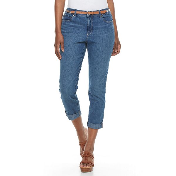 Gloria vanderbilt clearance stefania crop jeans