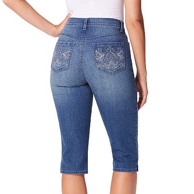 Plus size gloria vanderbilt amanda skimmer capris hotsell