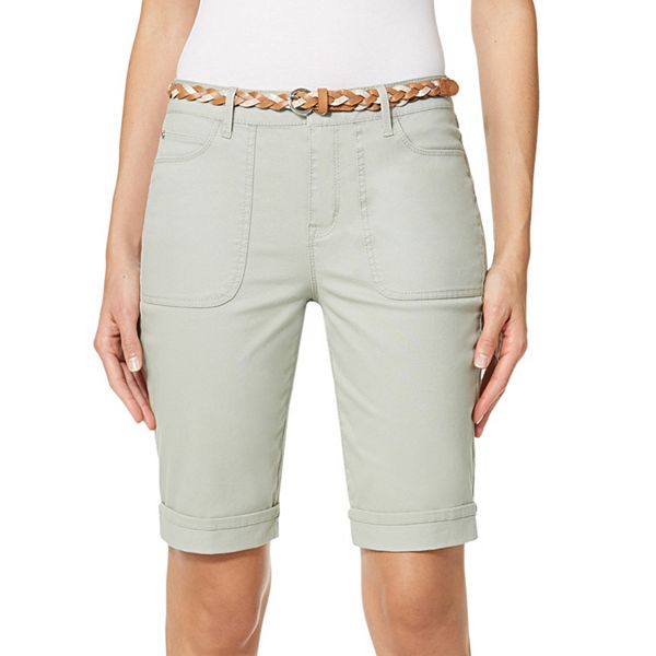 Gloria Vanderbilt Louisa Cargo Bermuda Shorts Women 39 S Plus Size