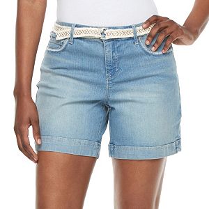 Women's Gloria Vanderbilt Marisa Belted Shorts