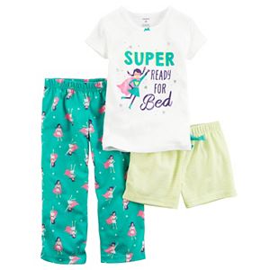 Girls 4-14 Carter's 3-pc. Print Pajama Set