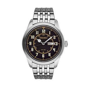 Seiko Men's Recraft Stainless Steel Solar Watch - SNE445