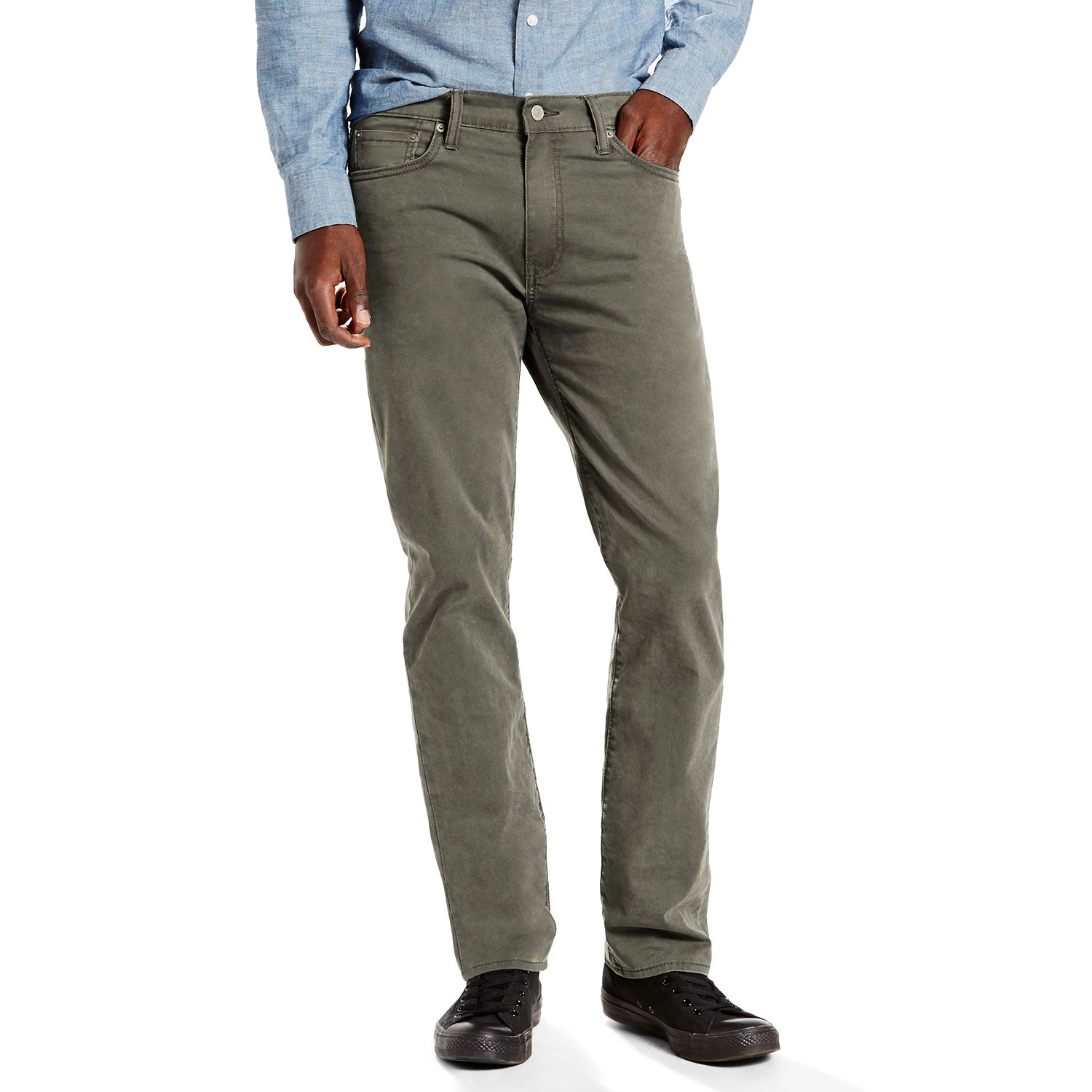 levi's 513 grey jeans