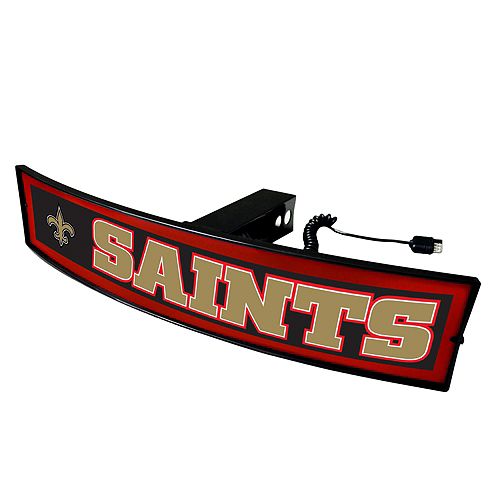 Fanmats New Orleans Saints Light Up Trailer Hitch Cover