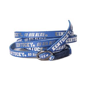 Adult Kentucky Wildcats Leather Wrap Bracelet